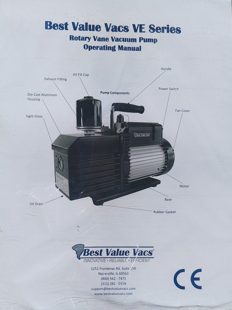 NEW in Box Rotary Vane Vacuum Pump