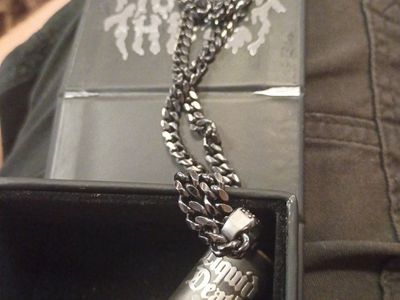 Liquid Death Limited Edition Bullet Chain Necklace - Unique Collectible Pendant