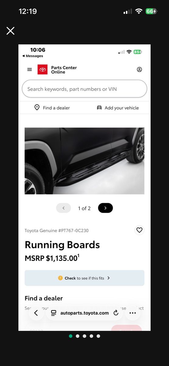 Toyota Tacoma TRD Running Boards/Steps