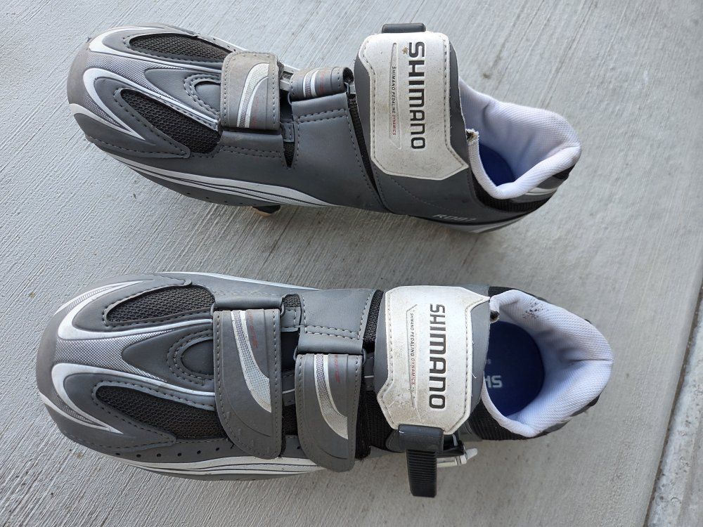 Shimano R087 SPD-SL Road Cycling Shoes - Men's Gray