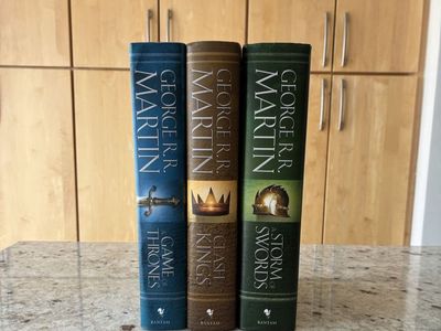 George R.R. Martin A Song of Ice and Fire Books 1-3: Game of Thrones, Clash of Kings, Storm of Swords