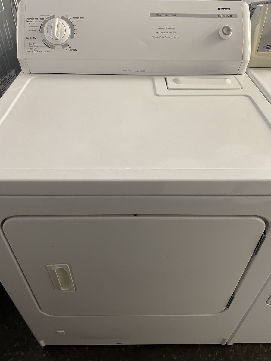 Kenmore Huge Tub Gas Dryer, No electronics, Comes With 30 Day Warranty!