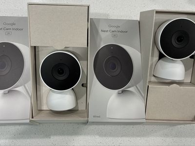 Google Nest Cam Indoor, 2ea. (wired, 3rd generation)
