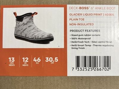 LAST ONE - New Size 13 Grundens Deck Boot