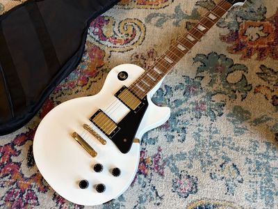Epiphone Les Paul Studio White/Gold Guitar