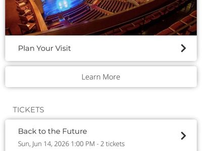 Eccles theatre tickets