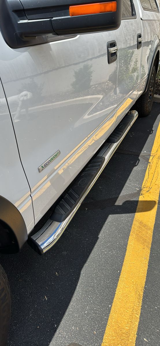OEM Ford F150 chrome running boards