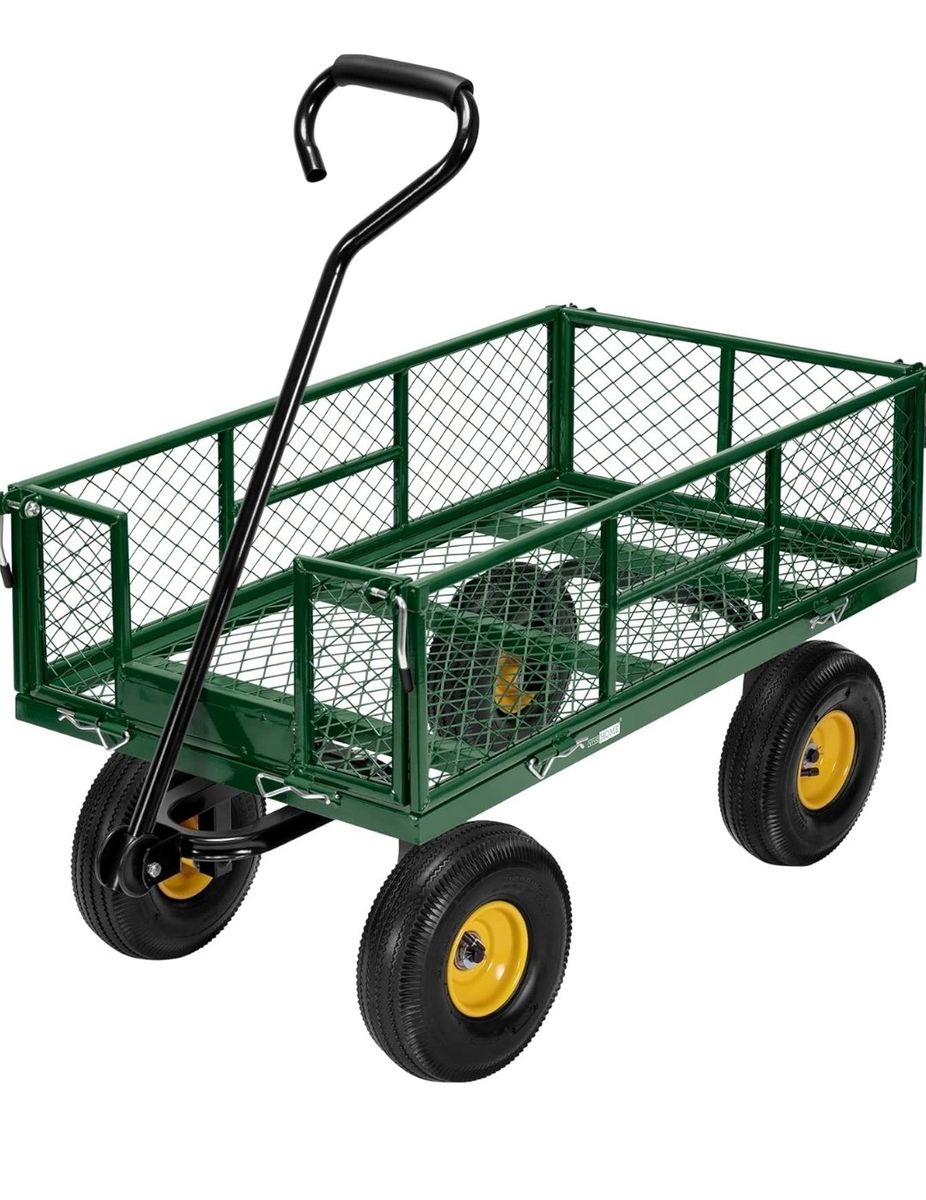 VIVOHOME Heavy Duty Garden Cart – 880 LB Capacity #522