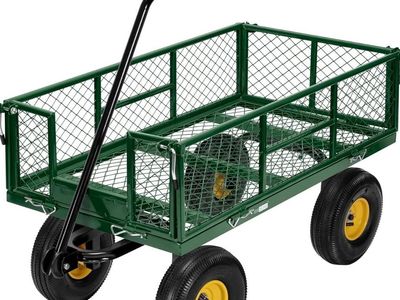 VIVOHOME Heavy Duty Garden Cart – 880 LB Capacity #522