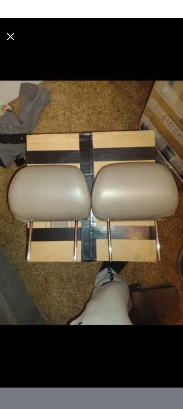 OEM Toyota 4Runner Front Headrests – Tan – Pair