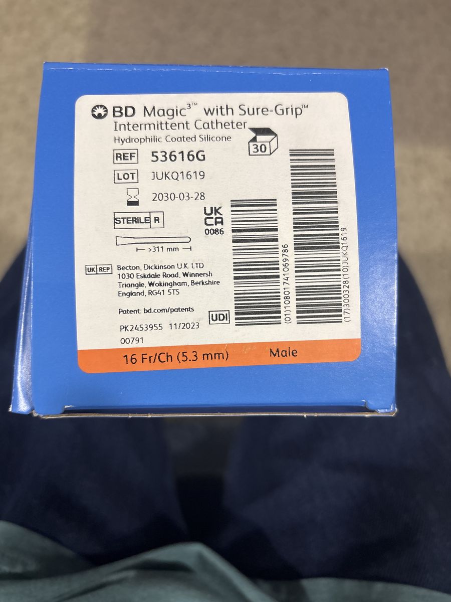 Magic3 Catheters 16 Fr Straight Tip