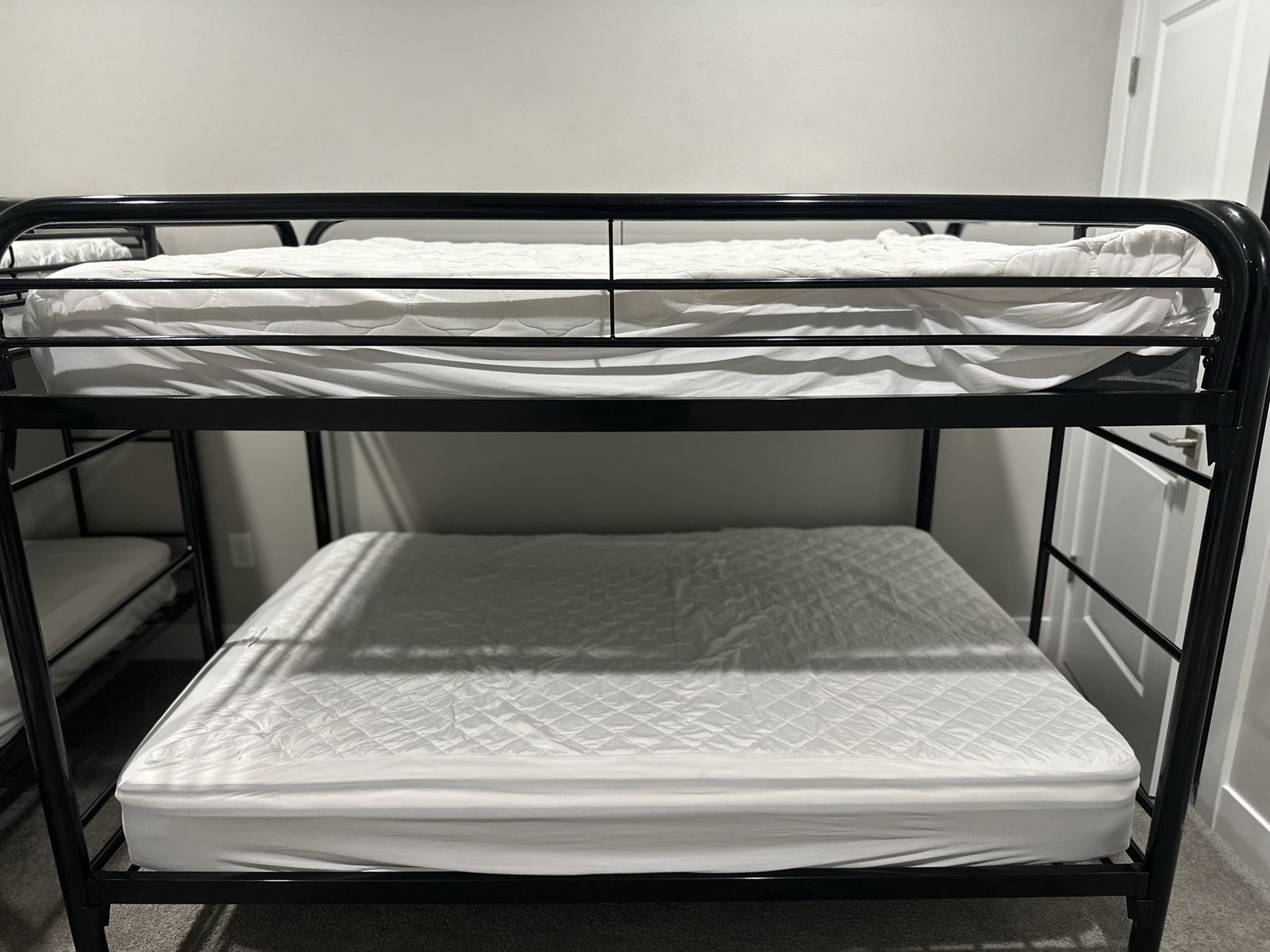 Twin over Twin AND Full over Full Bunk Beds mattresses included!