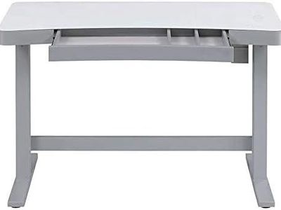 Glass Top Standing Desk - Electric