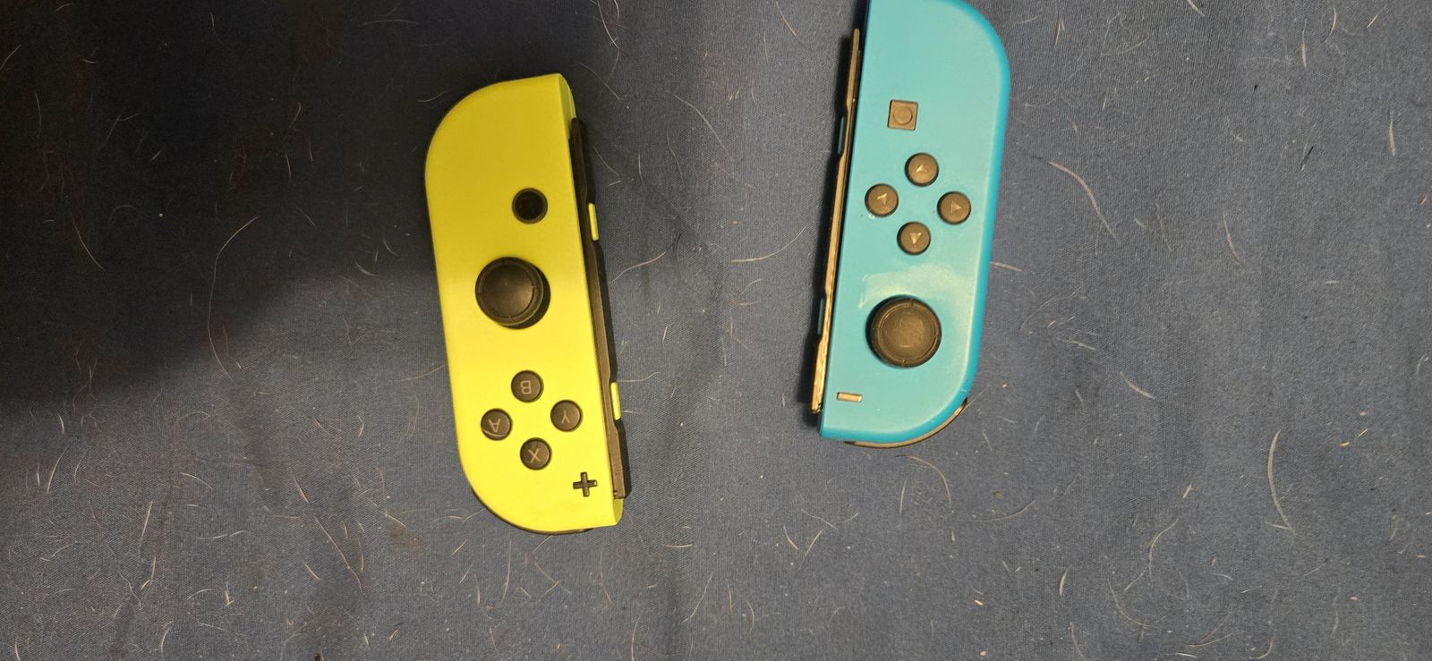 Nintendo switch joy cons yellow and blue