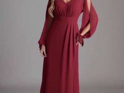 Burgandy Dress