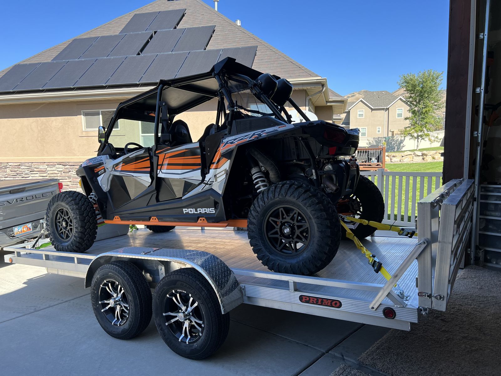 2018 Polaris RZR XP Turbo 900 + Primo Aluminum Trailer Package — $20,000