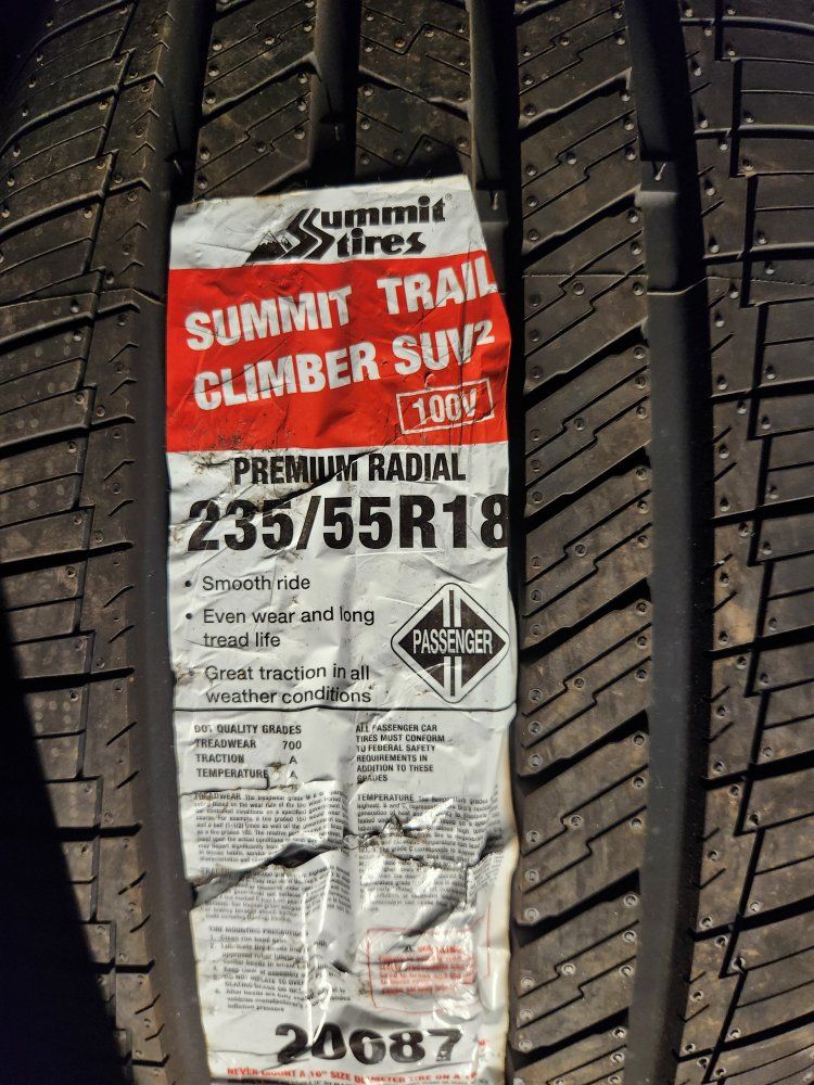 235/55r18 summit climber suv