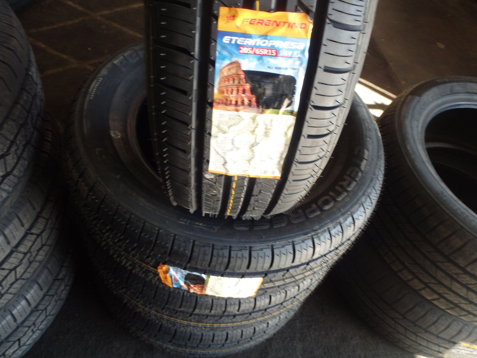 205/65R15 FERENTINO ETERHO PRESA SET OF BRAND NEW TIRES