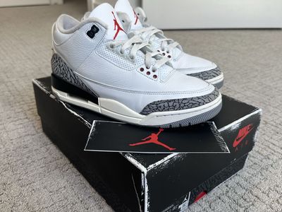 Jordan 3 White Cement Reimagined Size 8.5