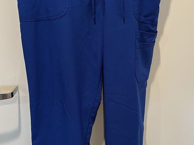 Blue scrub bottoms