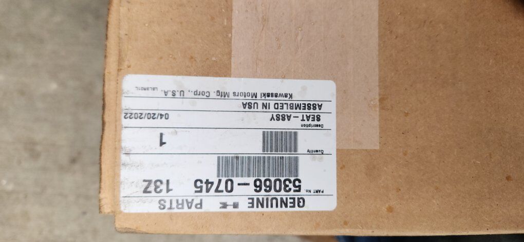 NEW KAWASAKI TERXY BOTTOM SEAT