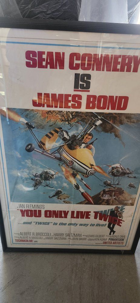 Movie poster James Bond You only live twice