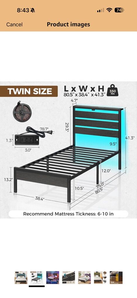 Twin Bed