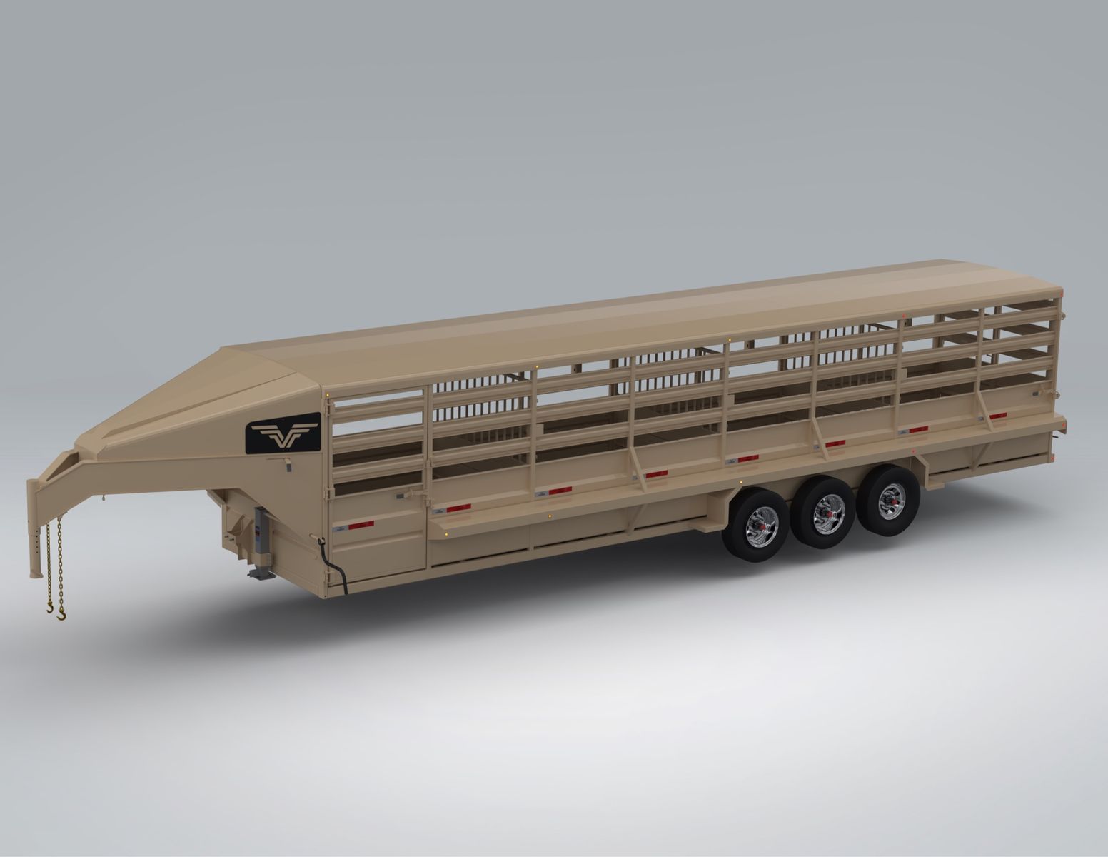 Veqor Bumper Pull and Gooseneck 7x16’ to 7x32’ Livestock Trailer