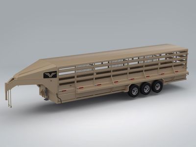 Veqor Bumper Pull and Gooseneck 7x16’ to 7x32’ Livestock Trailer