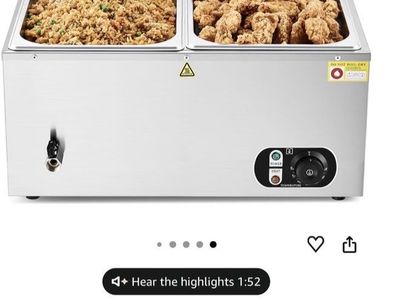 Commercial food warmer