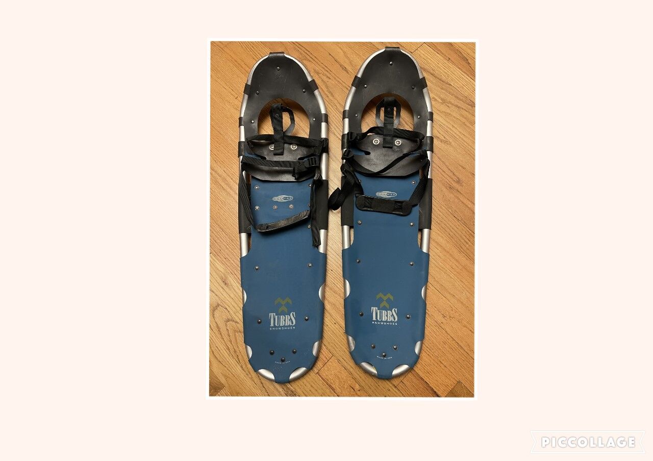 EXCELLENT shape! TUBBS eclipse 30 inch tubular snowshoes MADE IN THE USA