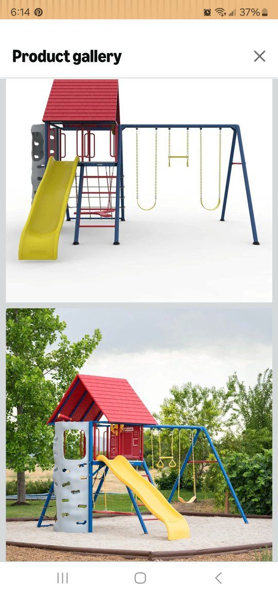 Lifetime Big Stuff Swing set.