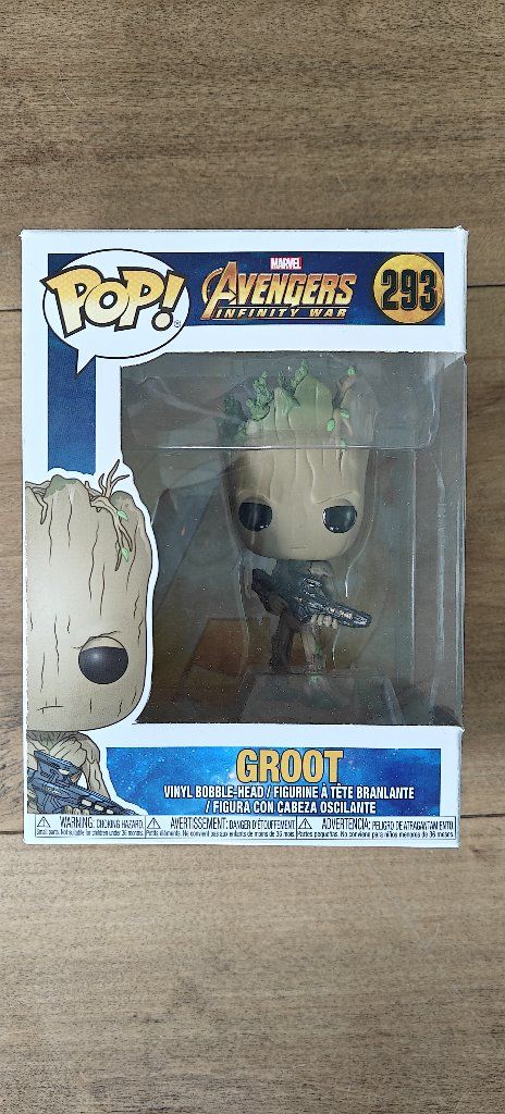 Funko Pop! Marvel Avengers Infinity War Groot #293 Vinyl Bobble-Head Figure