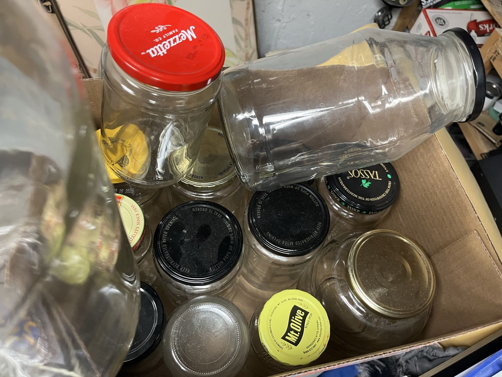Glass jars