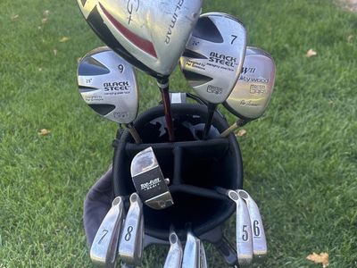 Full Set Golf Clubs Callaway Irons Master Gripwood