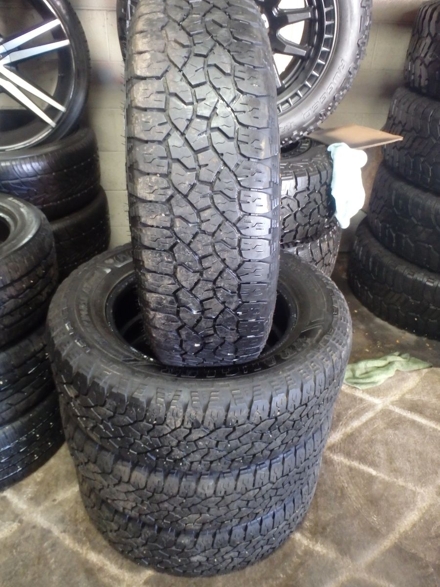 245/65R17 GOODYEAR WRANGLER WORKHORSE AT SET OF USED TIRES