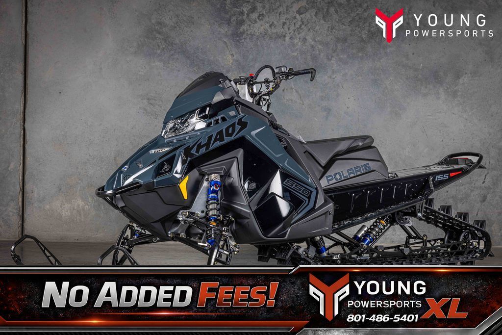 2026 Polaris® 850 RMK Khaos 155 Gloss Black / Blue Dusk