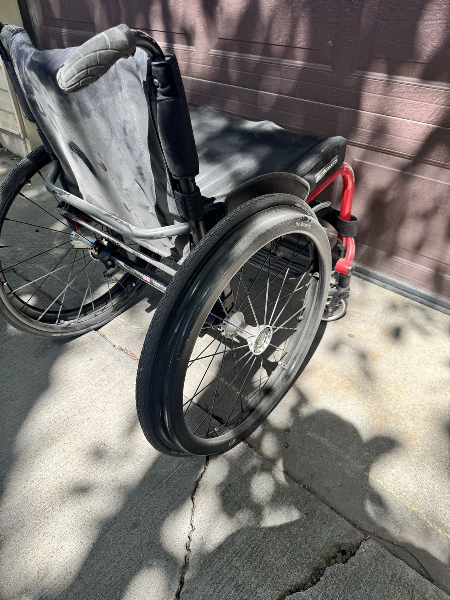 Ti-lite Wheelchair Red/Black - Used