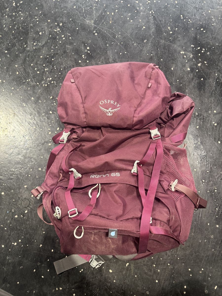 Osprey Renn 65 Backpack - Women's Hiking/Backpacking Pack, Maroon