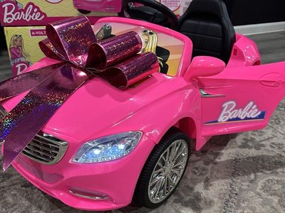 6V Barbie Convertible Ride on Car, Battery Powered