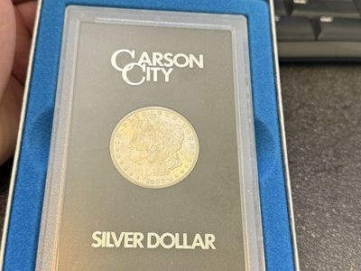 1883 Carson City Morgan Silver Dollar Coin - US Mint Collection with Box