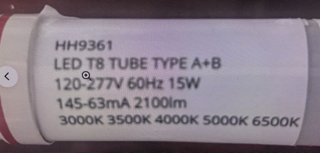 23 Keystone T8 LED Tube Light Type A+