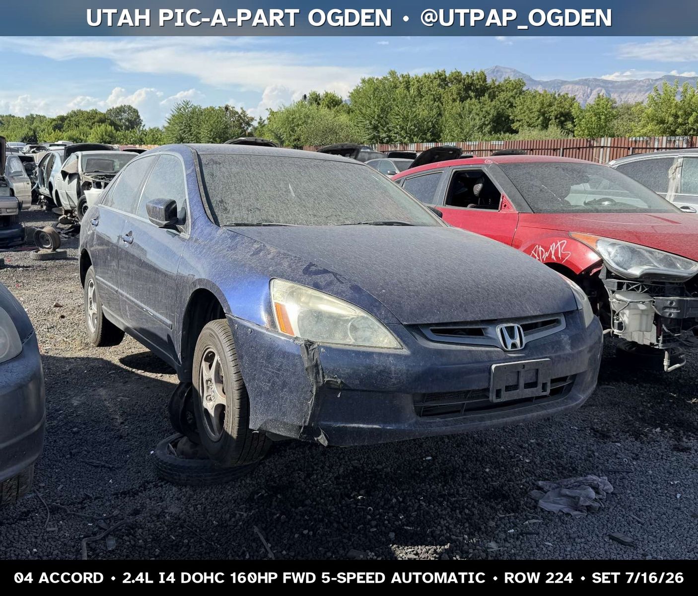2004 Honda Accord Parts - UTPAP Ogden