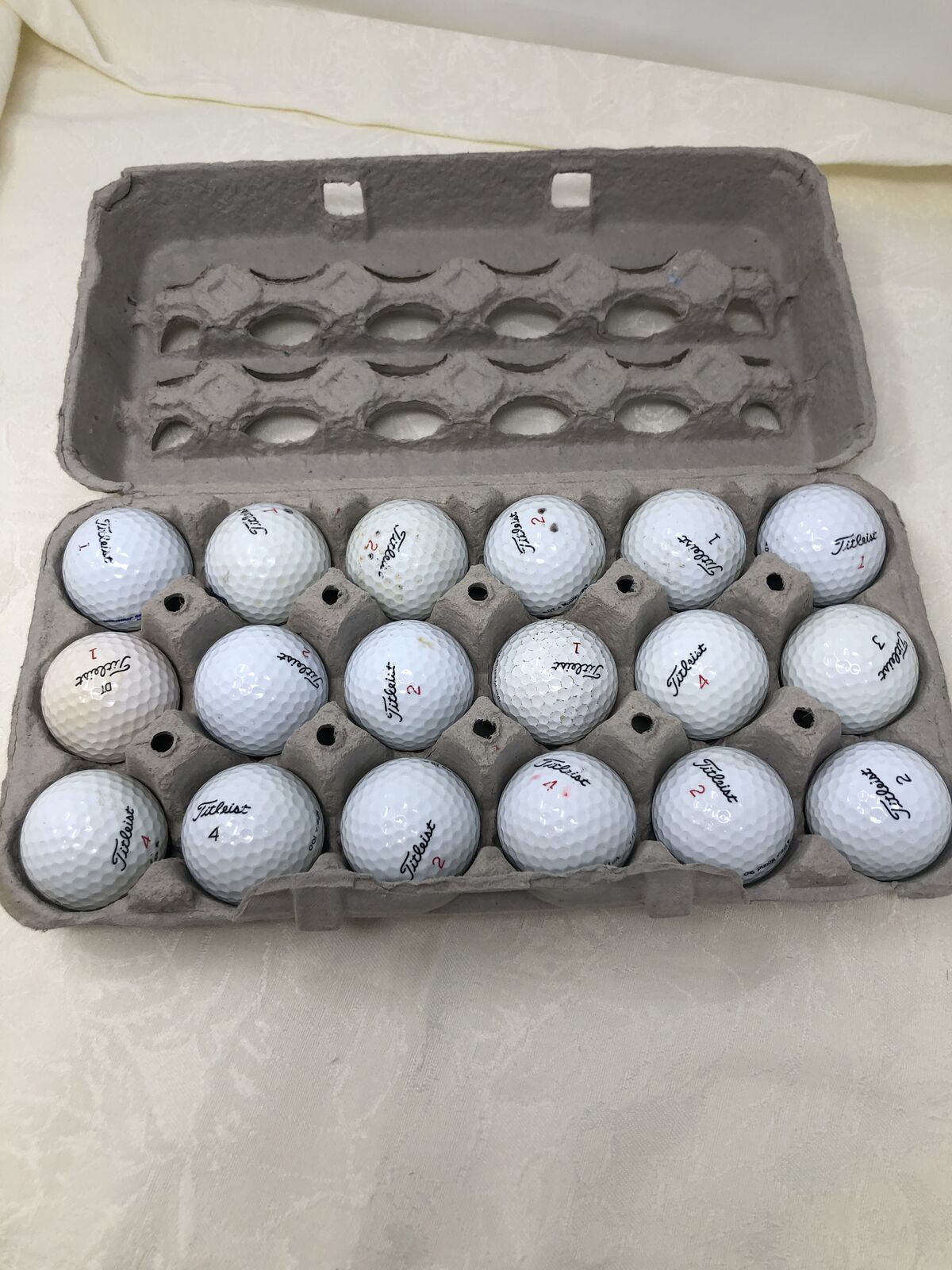 84 Used Titleist Golf Balls