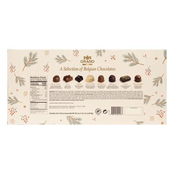 Gudrun Belgian Chocolate Variety Mini Cubes, 18.2 oz 4pk 1936628 #104556