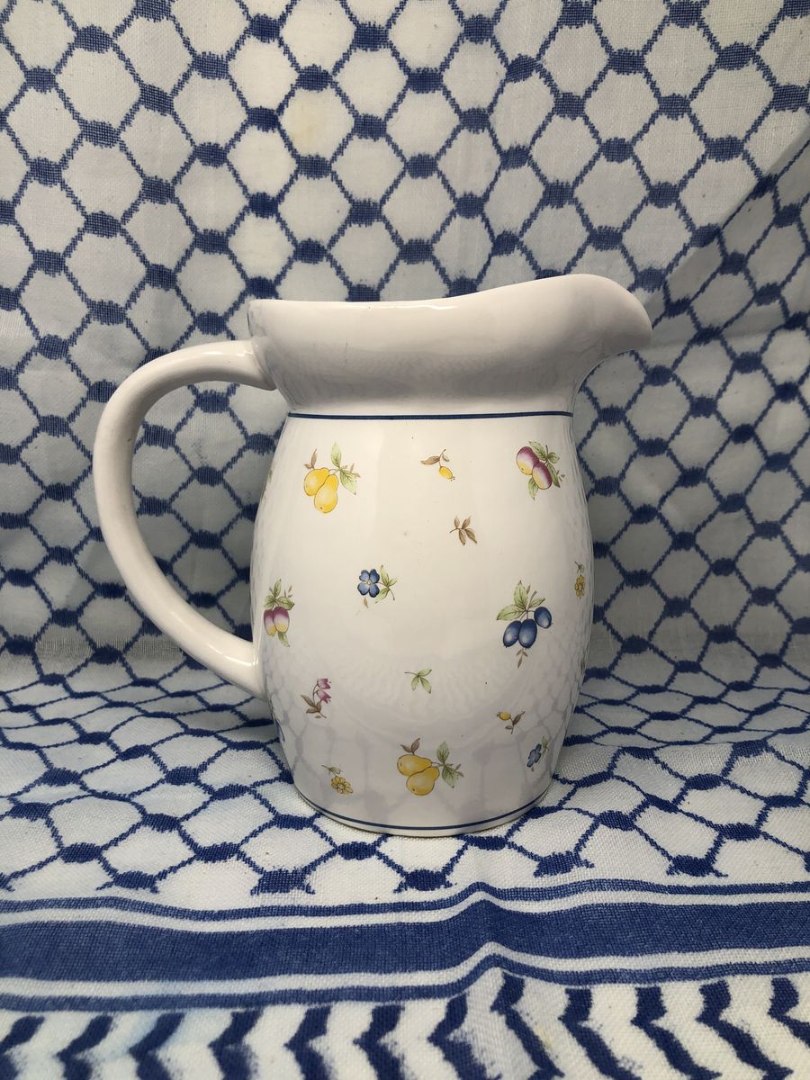 Vintage Gibson Designs Porcelain Pitcher – Fruit Chintz Pattern