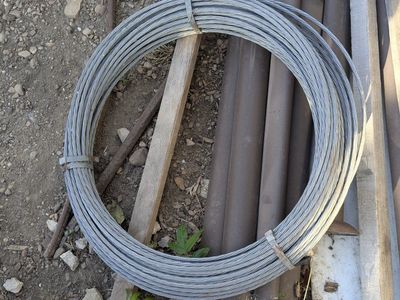 Coiled Metal Cable about 3/8 - Unspecified Gauge/Length