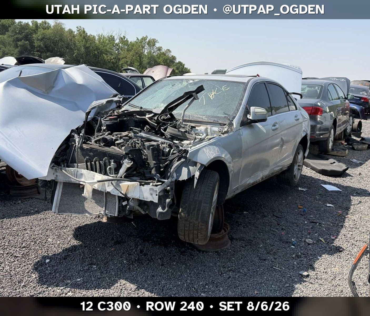 Just In! 2012 Mercedes-Benz C300 W204 Parts - UTPAP Ogden