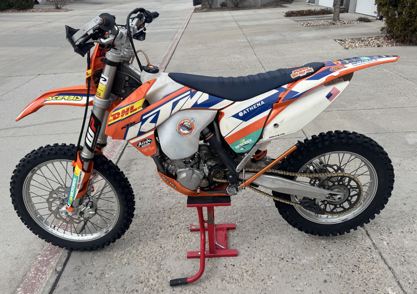 2014 KTM XCW 450 Dirt Bike
