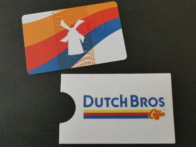 Dutch Bros Coffee Gift Card for $100